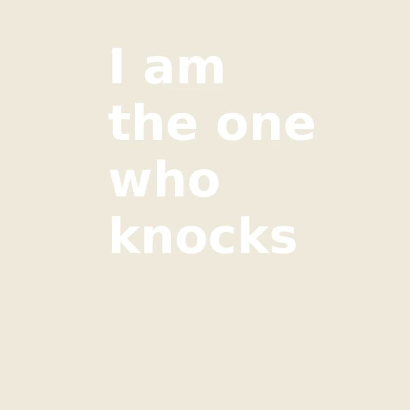 I am the one who knocks walter white