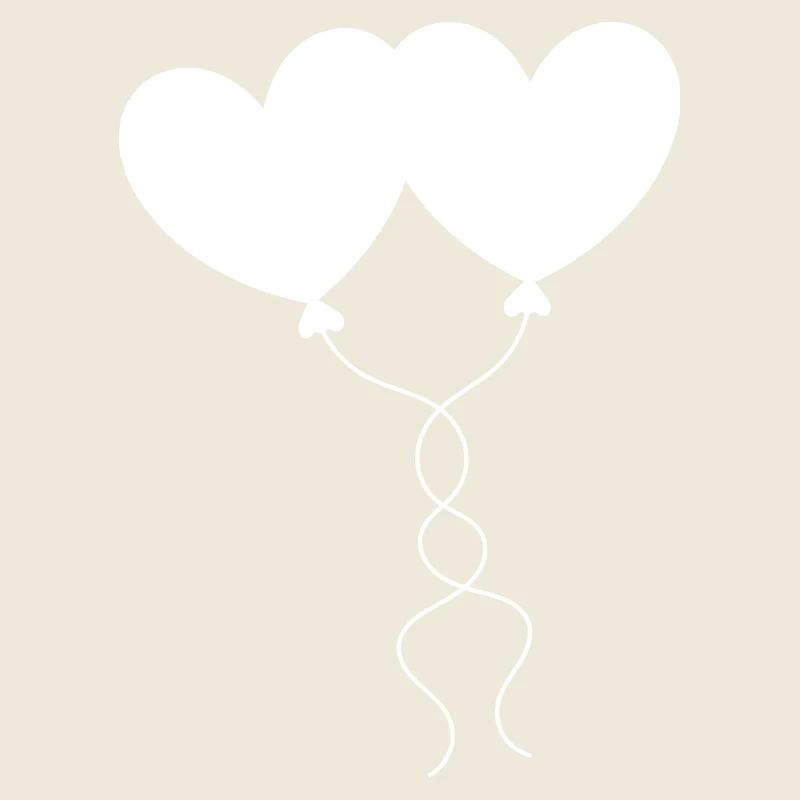 coeur blanc cadeau saint valentin