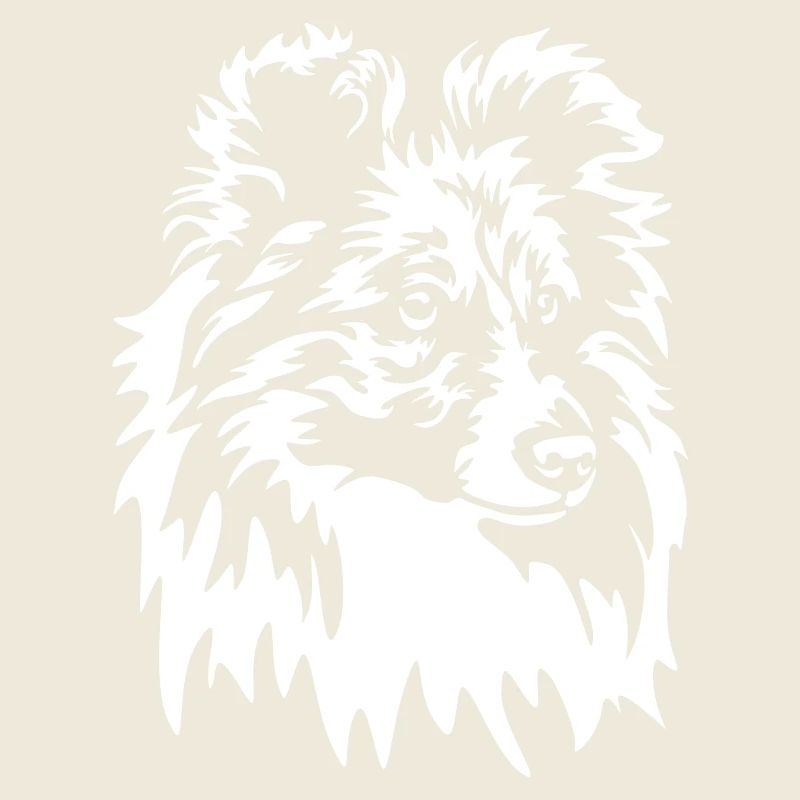 Sheltie Head « Black Edition »