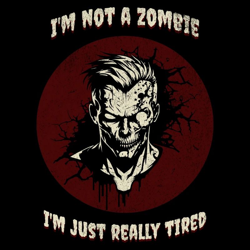 Im Not A Zombie Im Just Really Tired