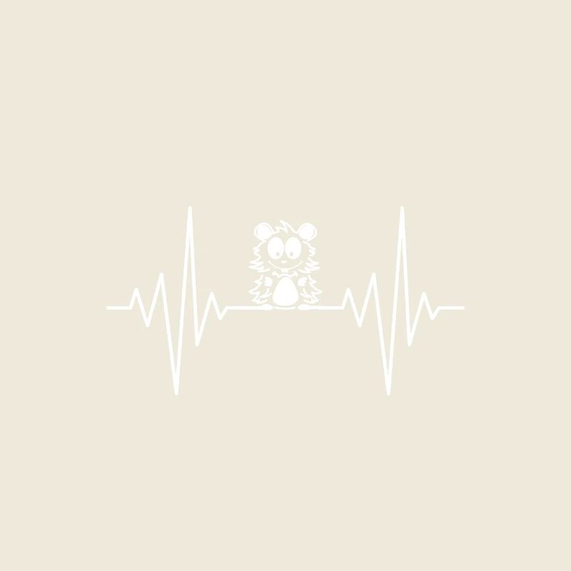 Mon cœur dort pour la conception de hamster