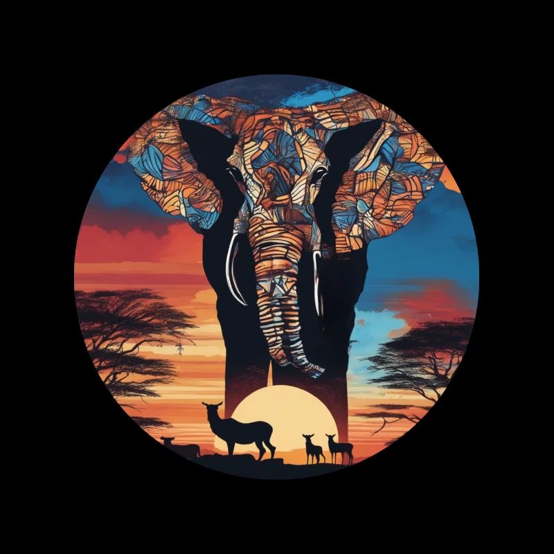 Afrika Steppe und Tiere
