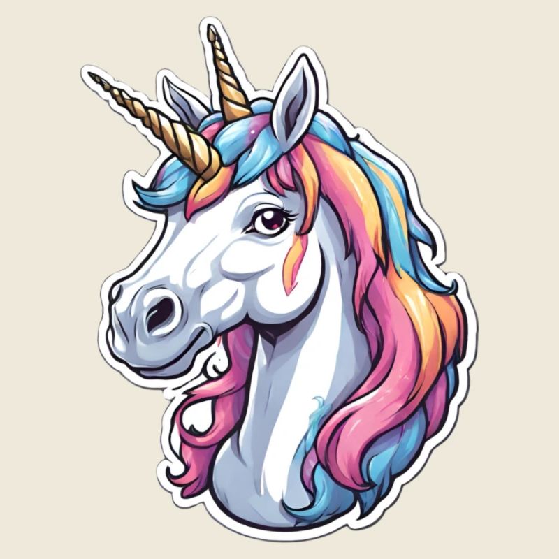 Farbenfrohes Einhorn Wunder