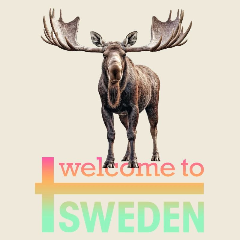 Schweden Schwedischer Elch bestes Tier Geweih Hirsch Hirsch