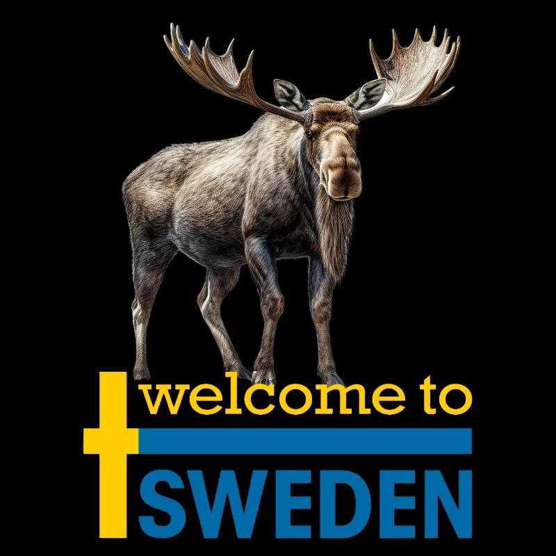 Schweden Schwedischer Elch bestes Tier Geweih Hirsch Hirsch