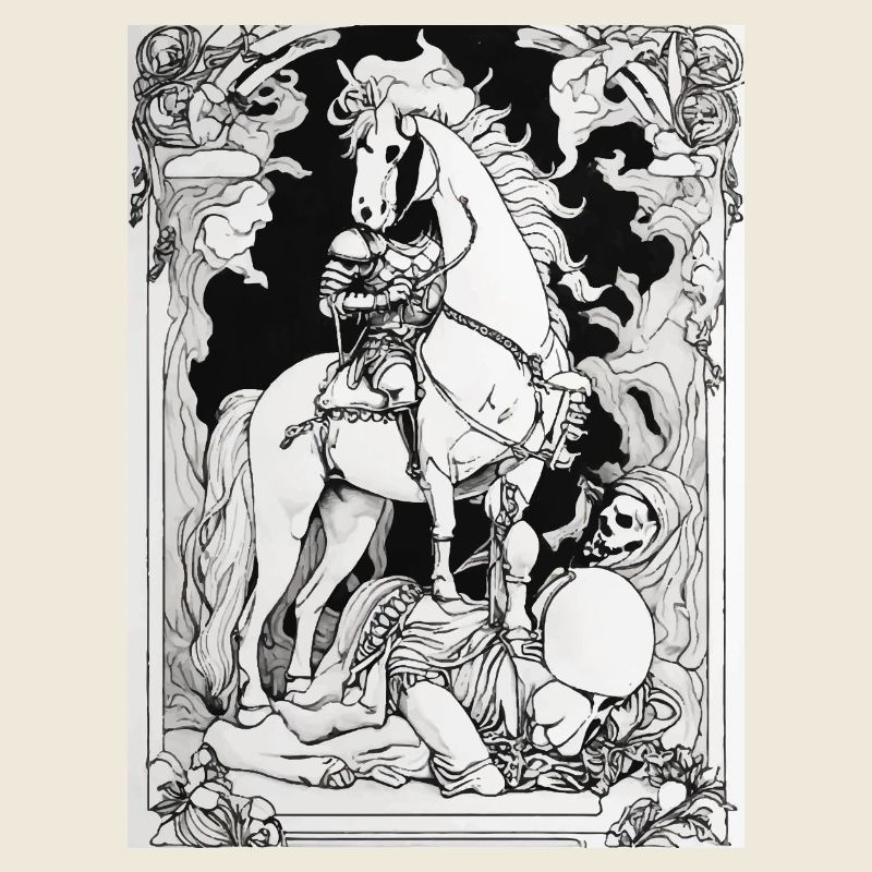 Der Tod auf einem Pferd