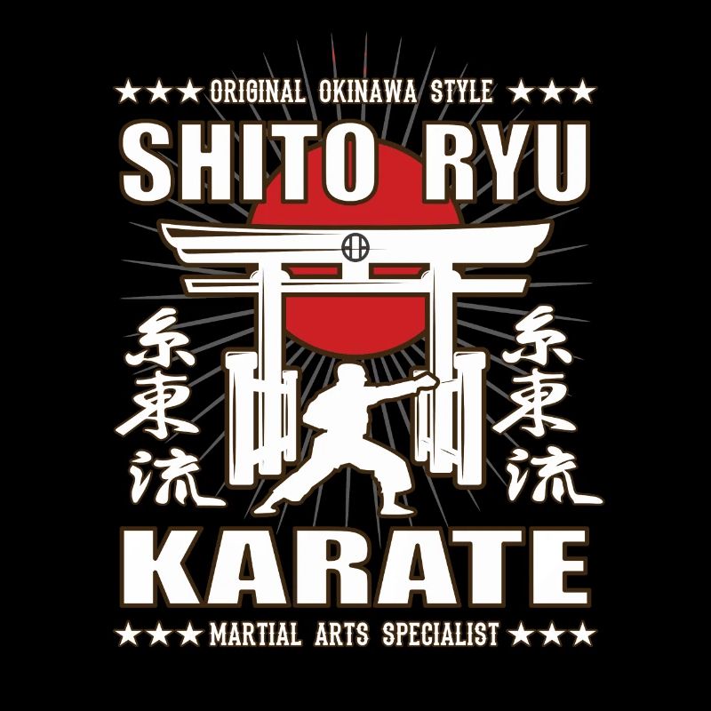 Conception d’arts martiaux Shito Ryu cool avec kanji