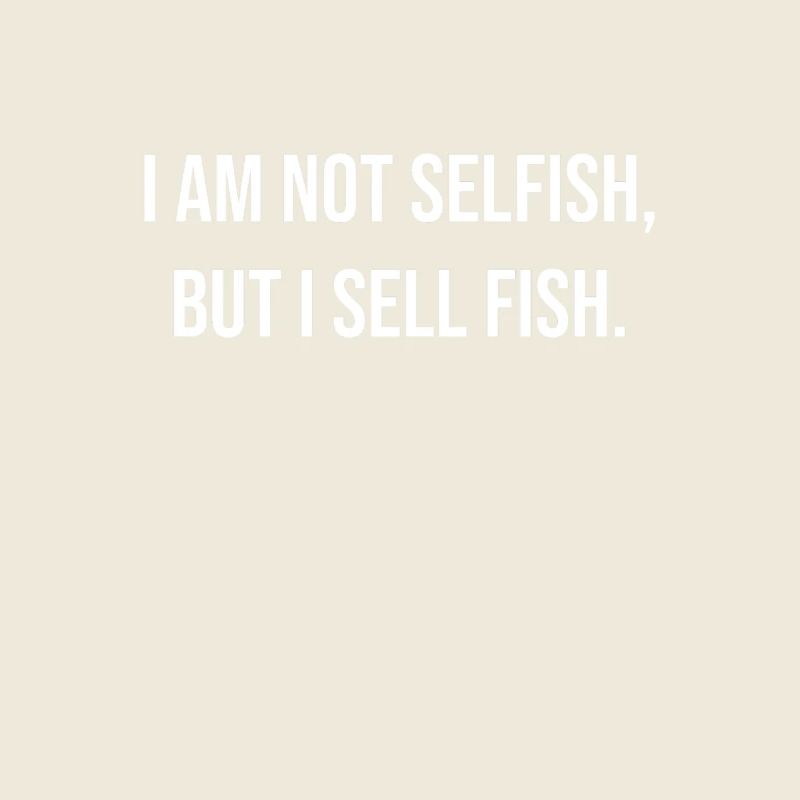 Selbstloser Fischverkäufer