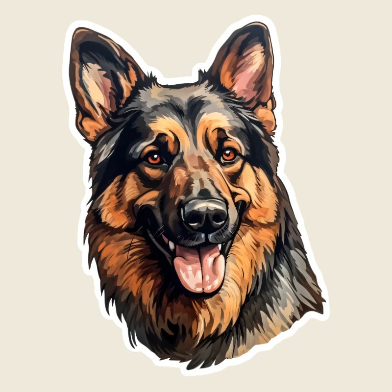 German Shepherd Artistic