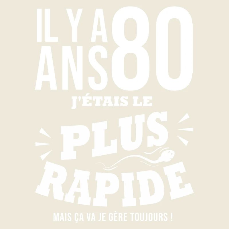80 ans le plus rapide cadeau 80e anniversaire