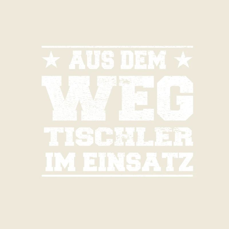 Aus dem Weg Tischler im Einsatz Design