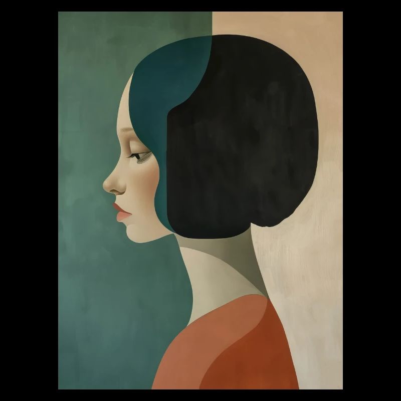 Poster Minimalist Portrait 6