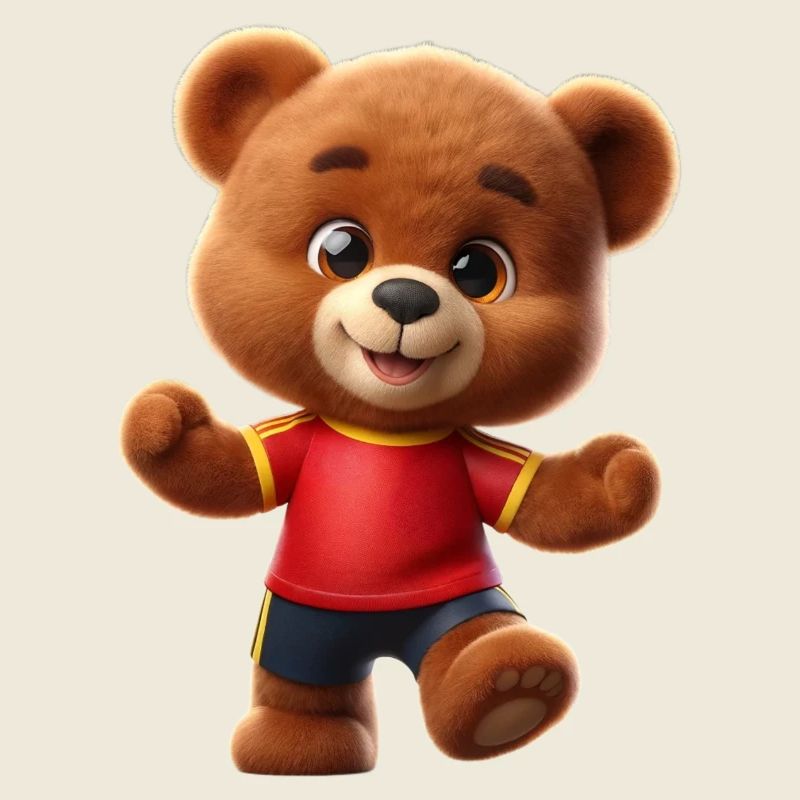 Teddy Tom feiert Spanien