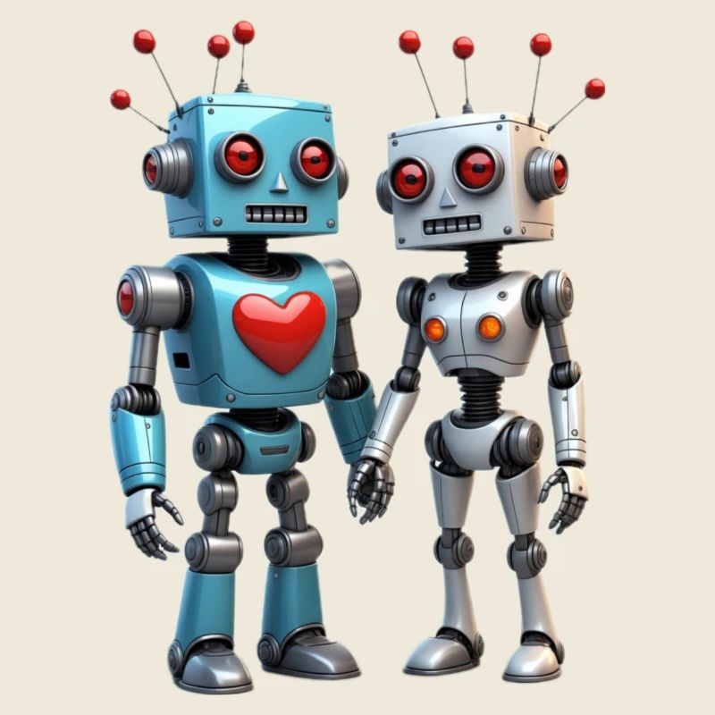 Roboter Pärchen
