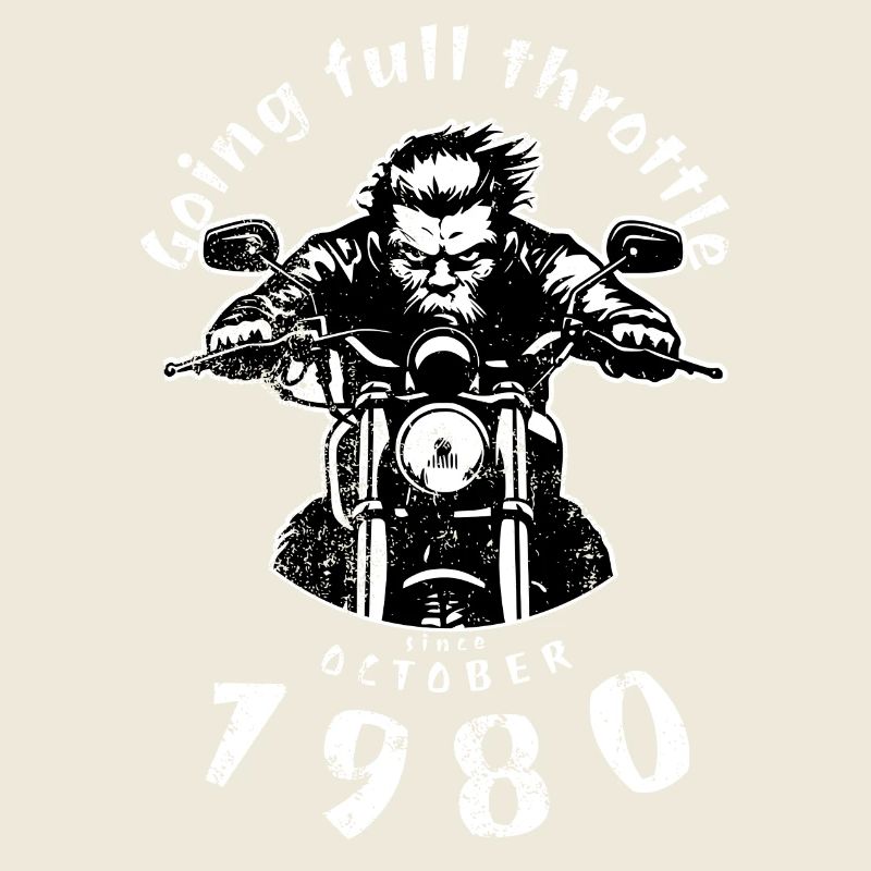 44. Birthday Going full throttle since 10/1980