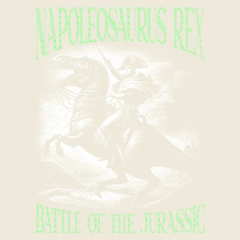 Napoleon reitet eine epische T-Rex-Siegespose
