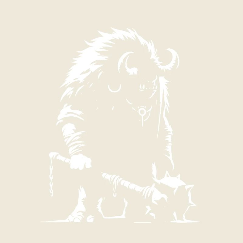 Conception de silhouettes d’orcs, d’ogres et de dangereux