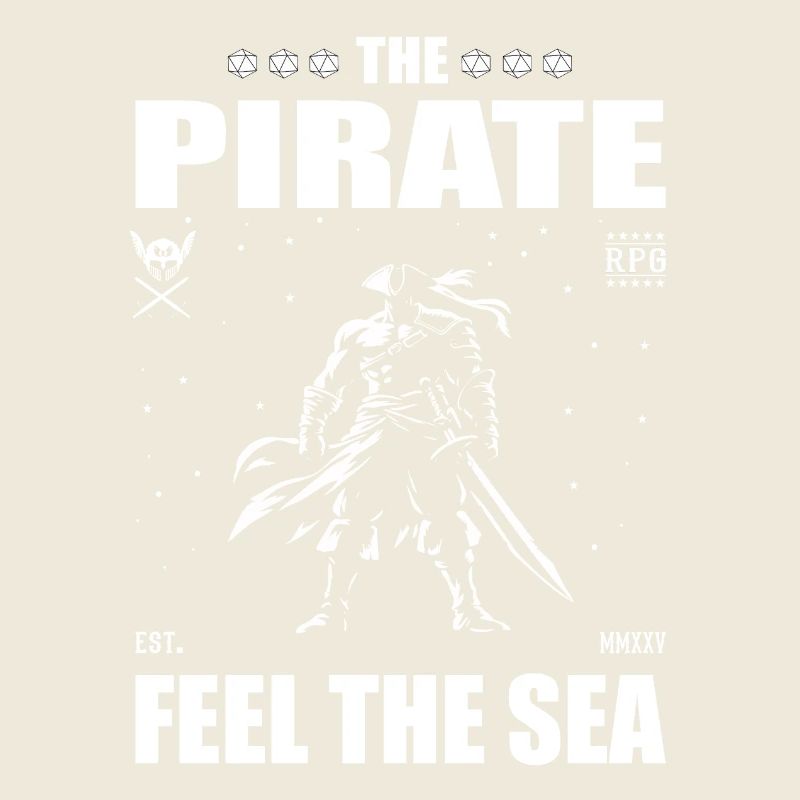 Le pirate - Sentez la mer - Cool Pirate Design