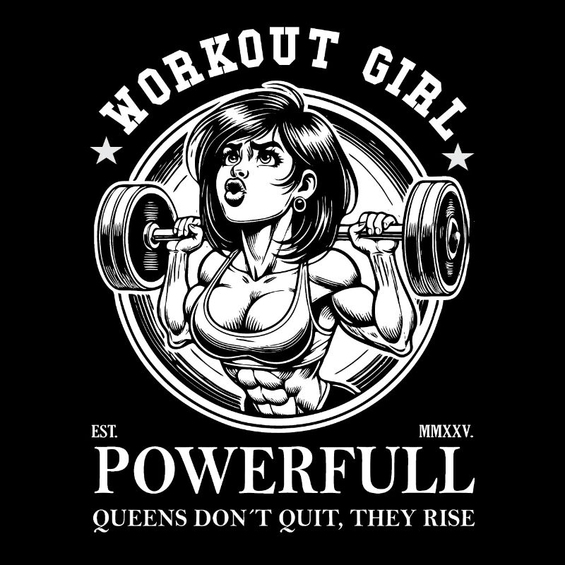 Workout Girl - Powerful Queens Don't Quit