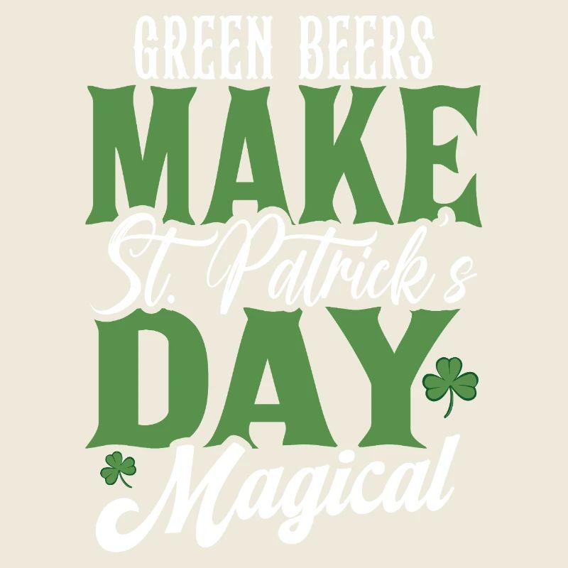 Les bières vertes rendent la Saint-Patrick magique