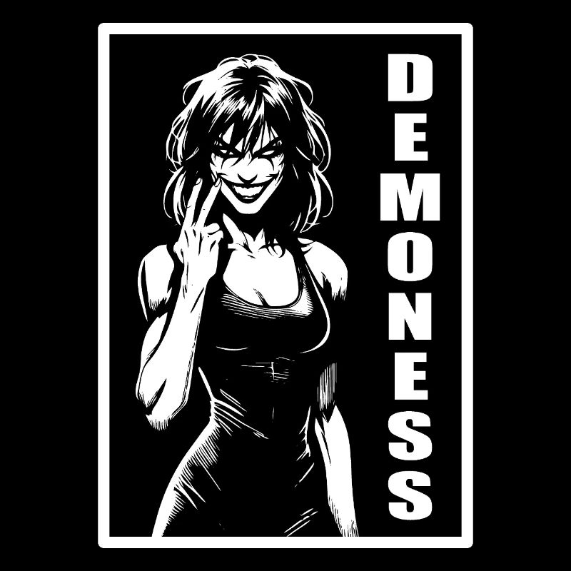 Demoness, eine wirklich böse Frau - Dämonin Design