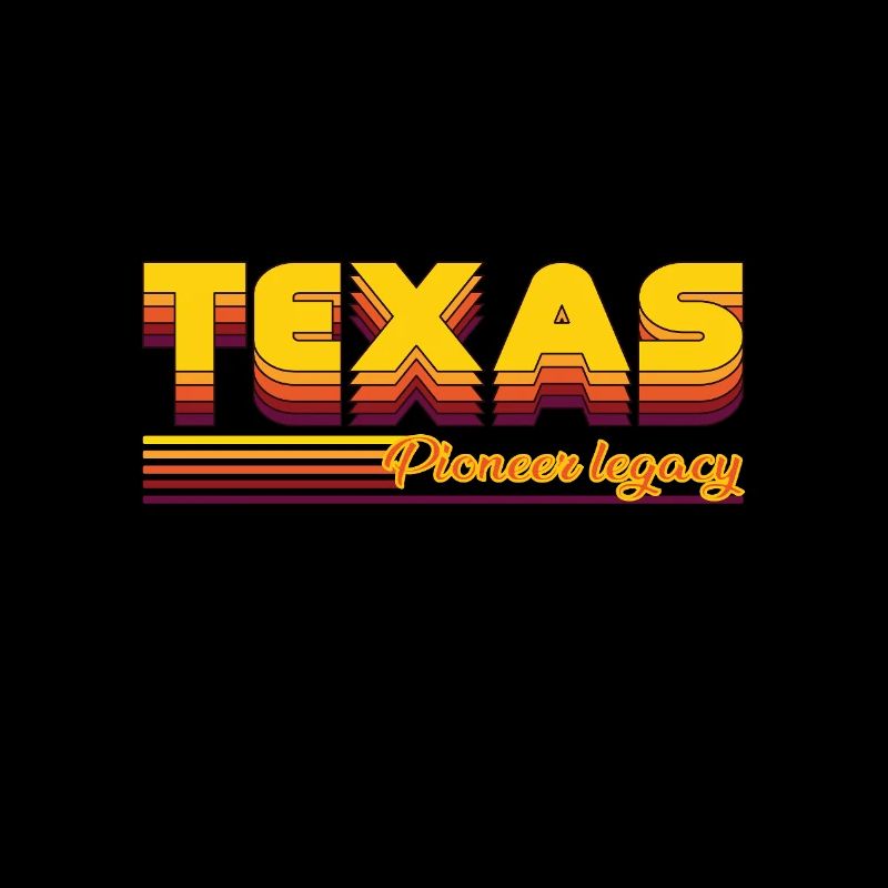 cool Texas USA states design