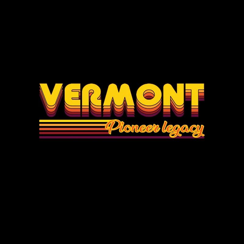 cool Vermont États-Unis États design