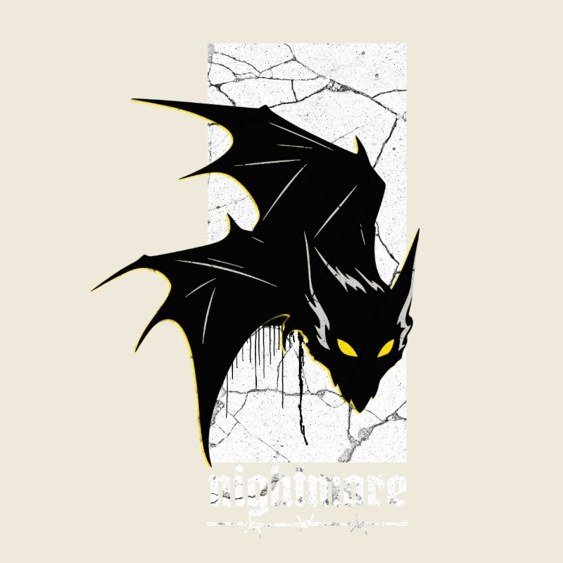 Nightmare Bat – Horreur gothique Vampire Creature Art