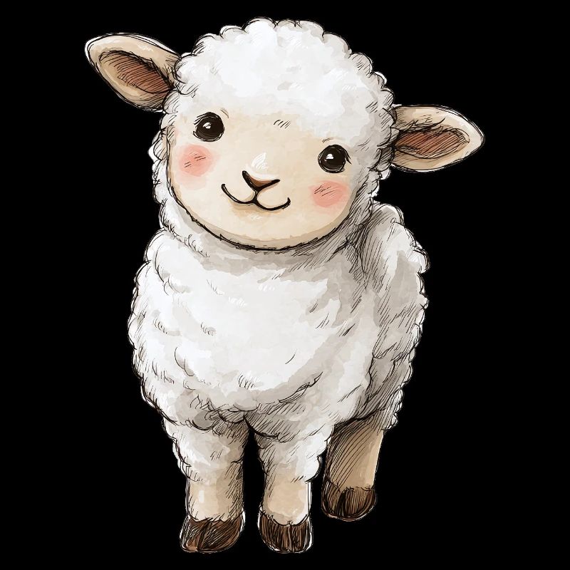 Mignon bébé mouton