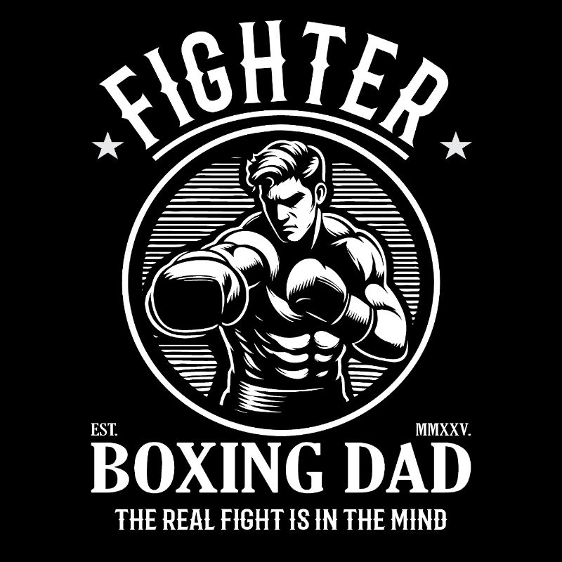 Boxing Dad Design – Proud father with clout
