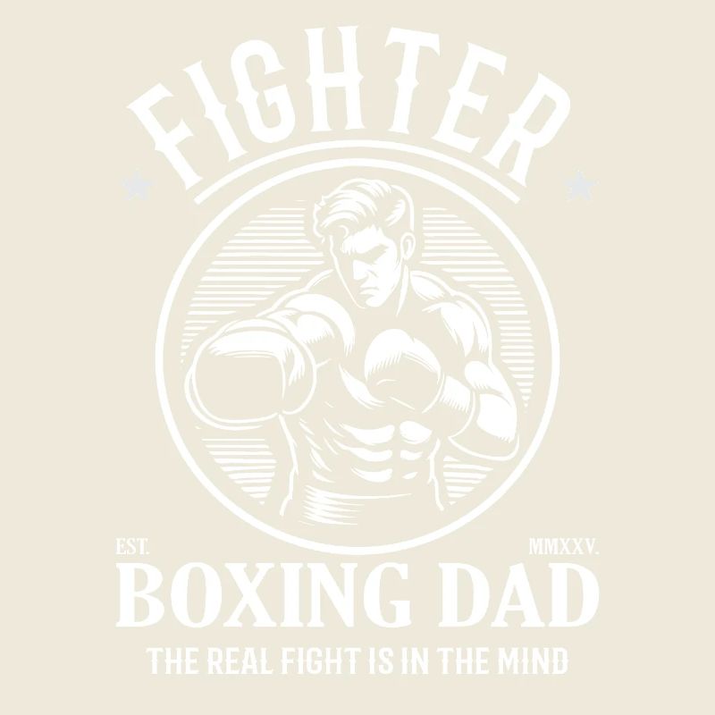 Boxing Dad Design – Stolzer Vater mit Schlagkraft
