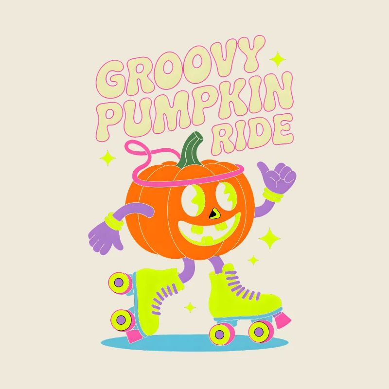Groovy Pumpkin Inline Skate