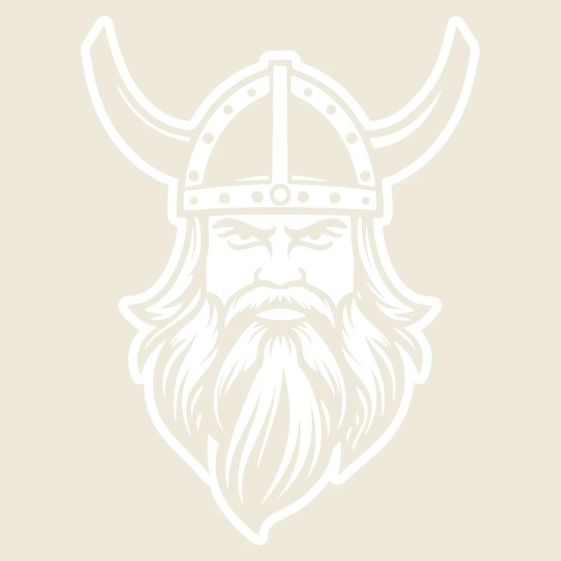 Wikinger Kopf Krieger Valhalla Odin