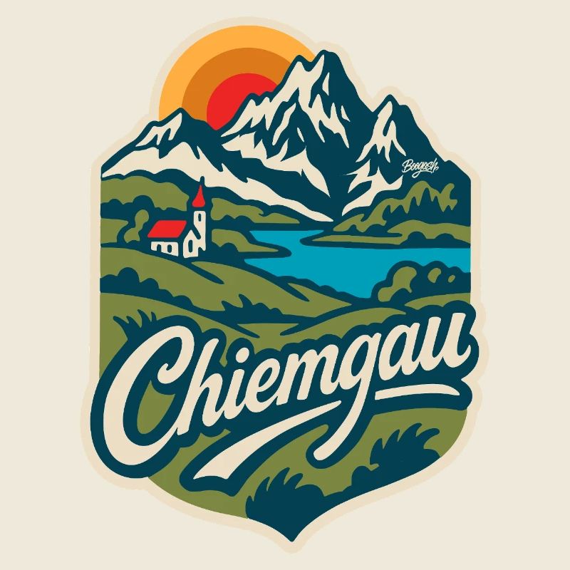 Chiemgau Alpine Landscape Bavaria