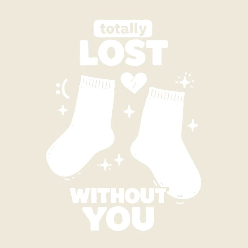 Totally Lost Ohne Dich Socken