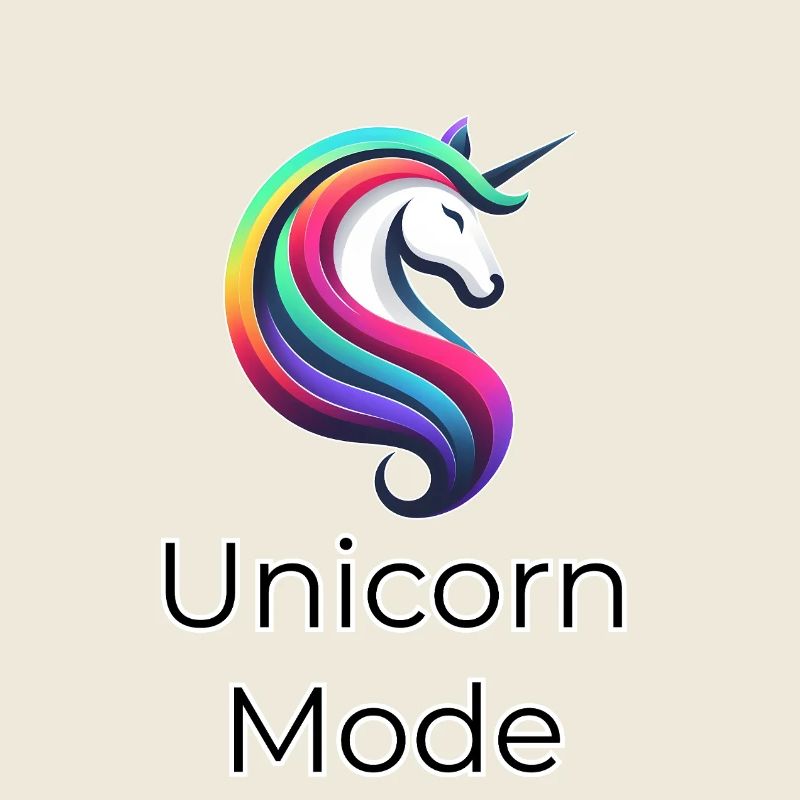 Explosion de couleurs de la mode licorne