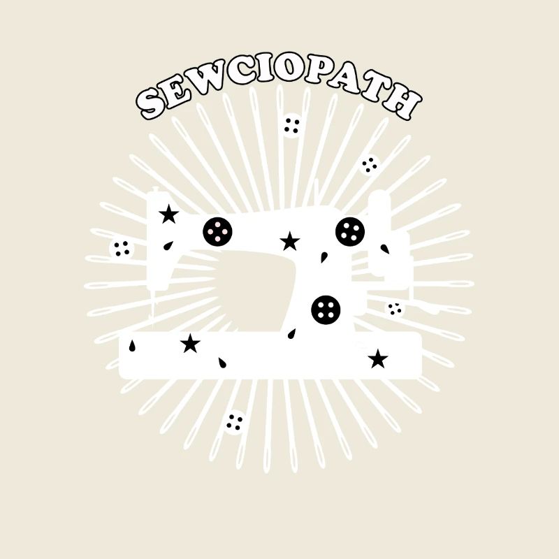 Sewing Machine Design - White