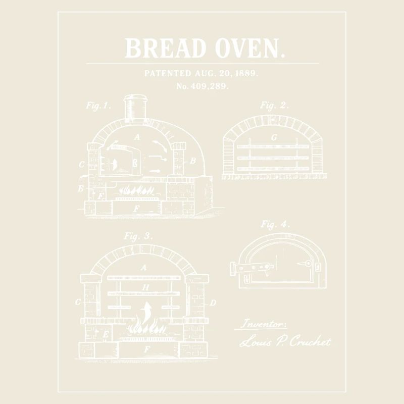 Bread Oven Blueprint Design
