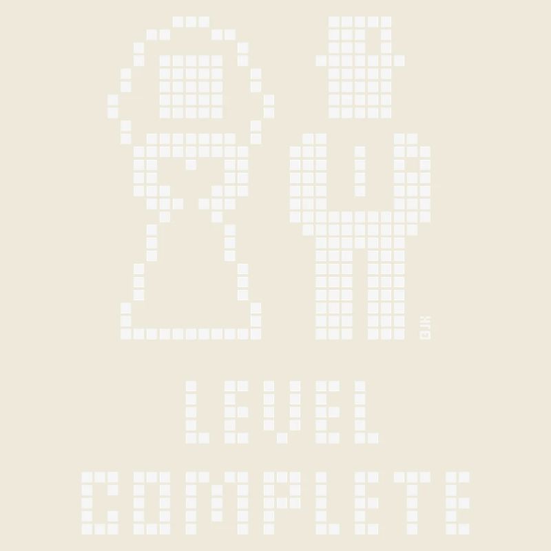 Level Complete (Wedding / Bachelor Party / Pixel / W)