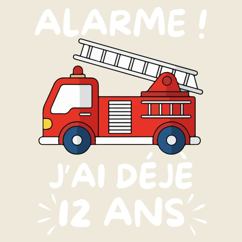 Camion Pompier 12 Ans Anniversaire