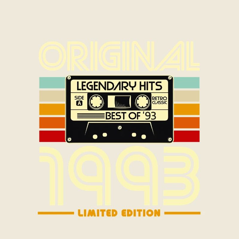 Original 1993 Cassette Rétro