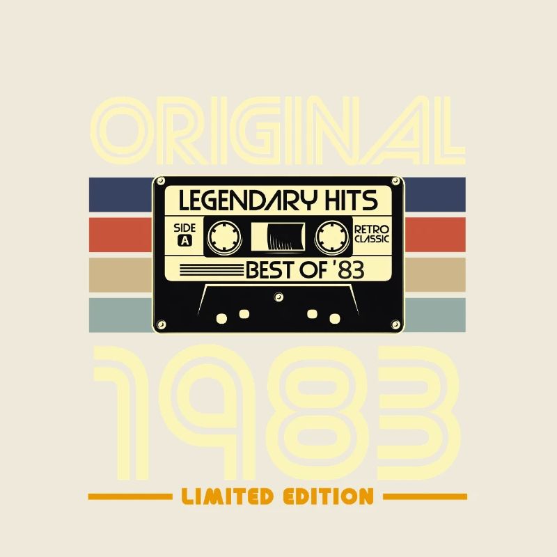 Original 1983 Cassette Rétro