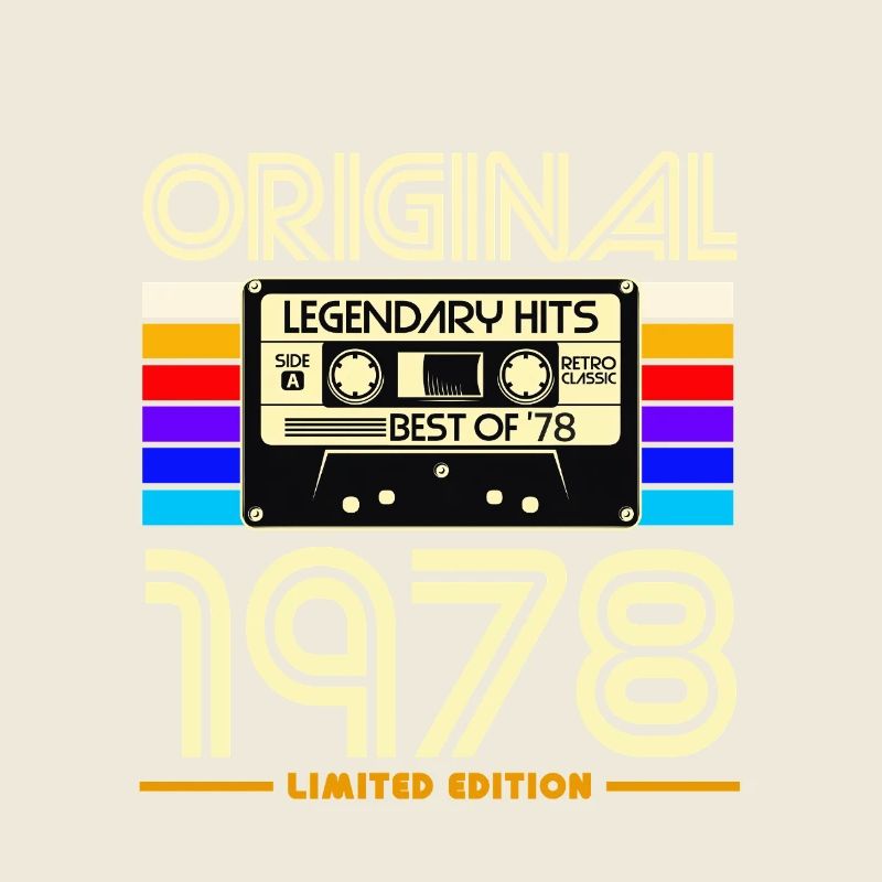 Original-Kassetten-Retro von 1978