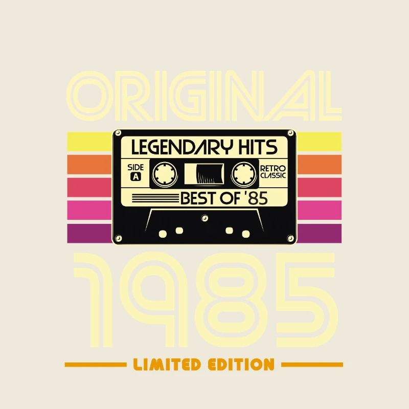 Originale Retro-Kassette von 1985