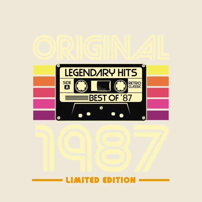Original 1987 Cassette Retro