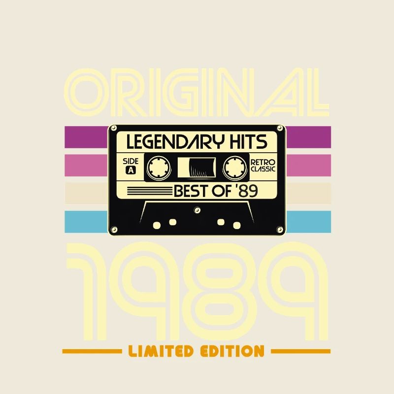 1989 Edition Limitée Cassette Retro