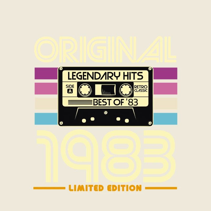 Cassette Rétro 1983 Légende