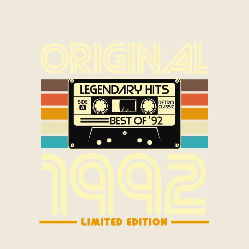 Original 1992 Édition Rétro Cassette