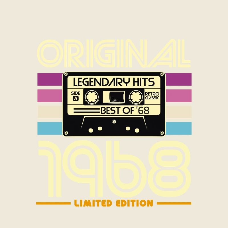 Original 1968 Hits Cassette Retro