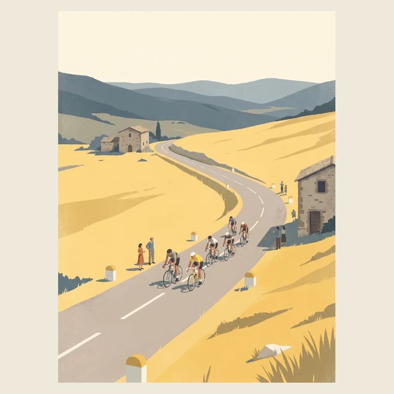 Évasion silencieuse — Souvenir du cyclisme